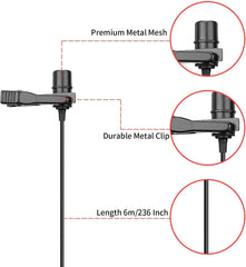 BOYA BY-M1 3.5mm Lavalier Condenser Microphone